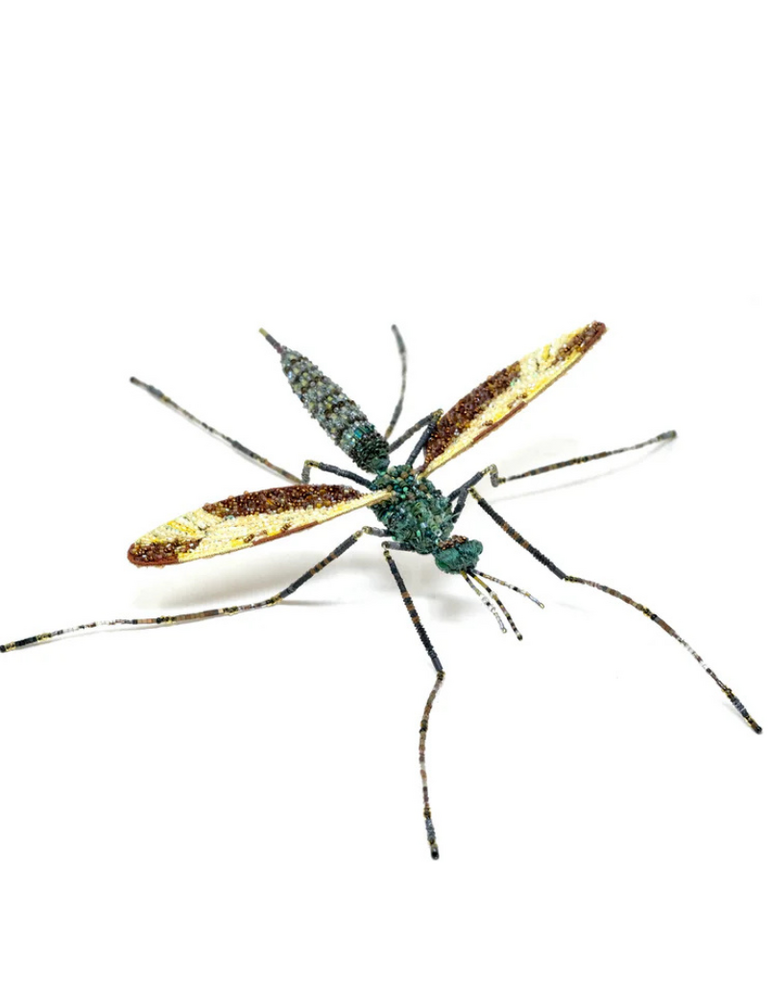 Trovelore Mosquito Object Art – Hand Embroidered by Trovelore