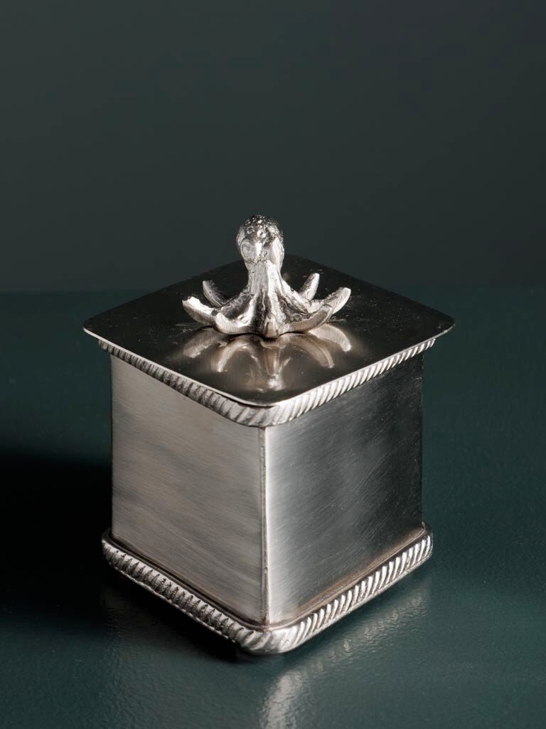 Octopus Diamantvormig Messing Doosje
