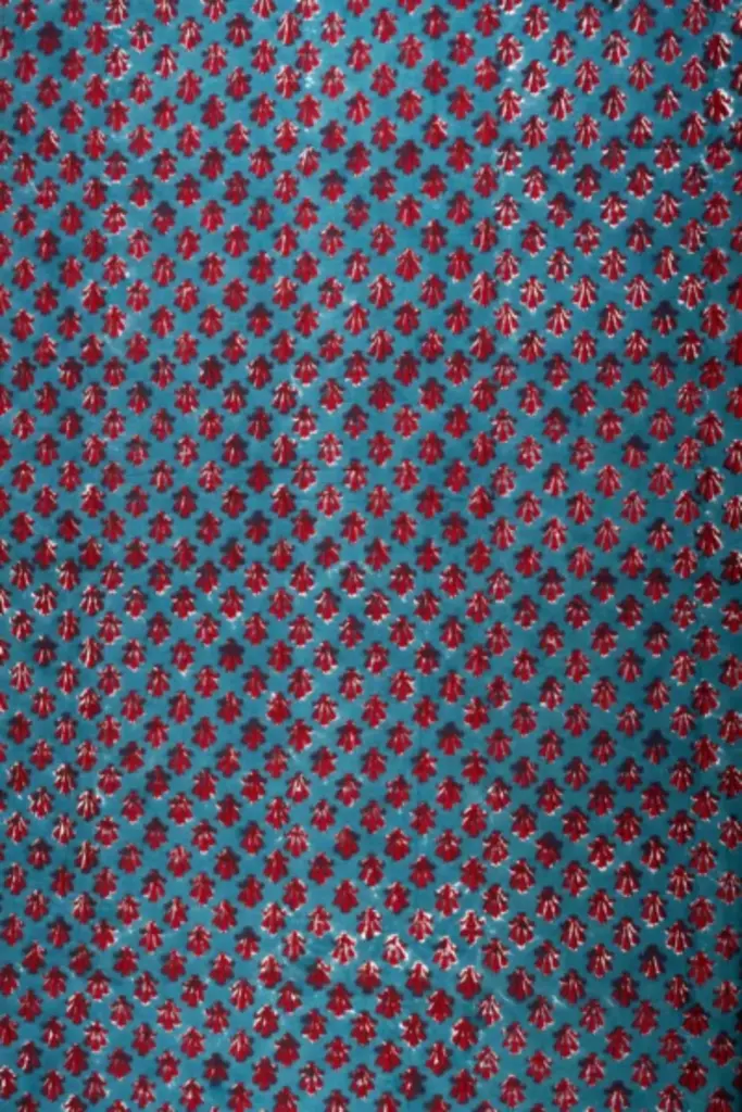 Les Ottomans Les Ottomans Katoenen tafelkleed - Groen en Oranje - 250 x 150 cm