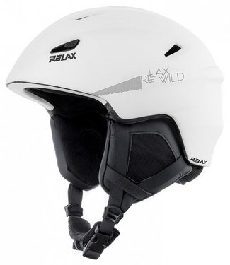 Relax WILD Skihelm Mat Wit - Maat S/M - 14 Ventilatiegaten