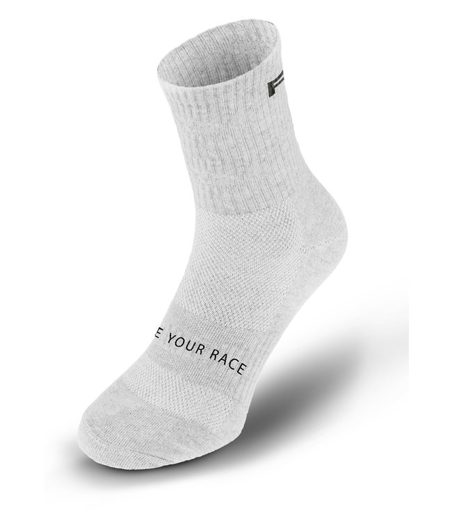 Flow High Fietssokken Wit