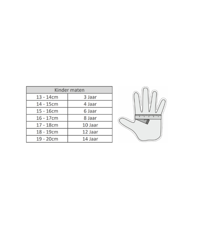 Loop Fietshandschoenen Blauw  voor Kinderen / Junior