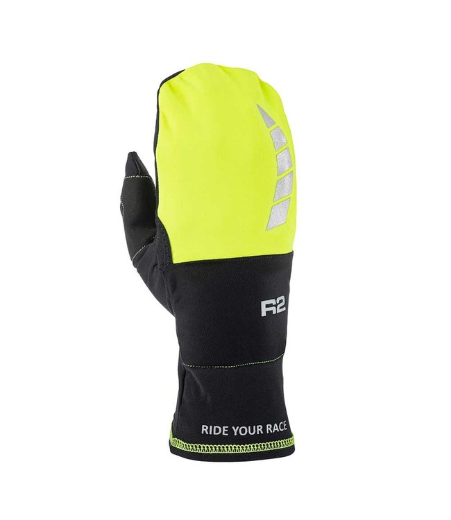 Cover Winter Fietshandschoenen Zwart/Neongeel