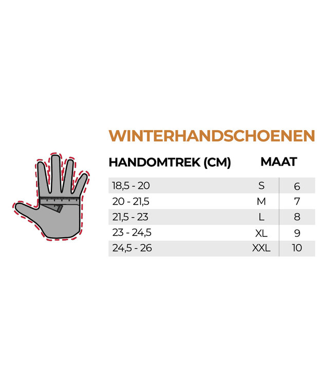 Deft Winter Fietshandschoenen Zwart/Wit