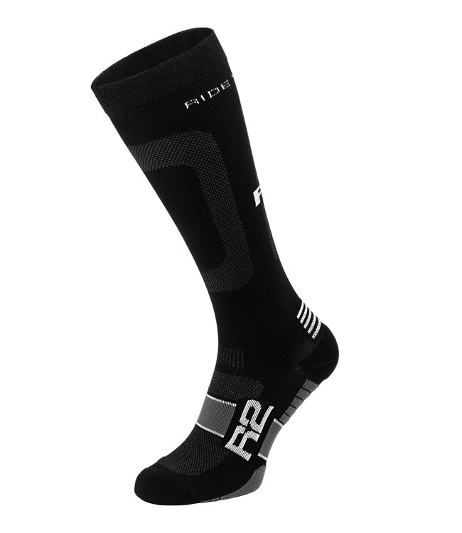 Power Fietssokken Zwart/Wit
