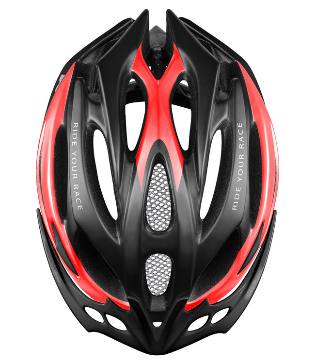 Rood/Zwarte Pro-Tec Lichtgewicht Heren Racefiets helm voor Wielrenners (230g) - Verstelbaar