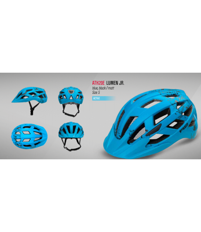 Lumen Fietshelm Wit/Grijs voor Kinderen