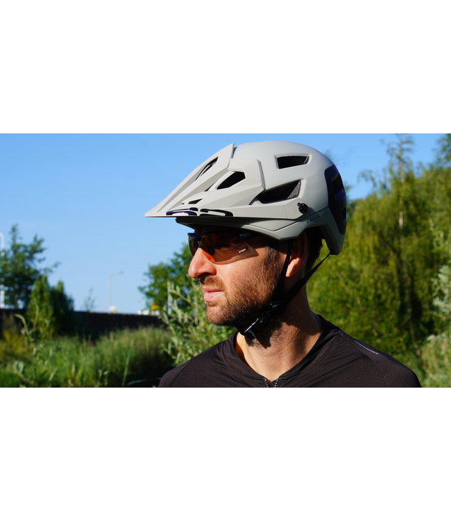 Trail Fietshelm Khaki Grijs