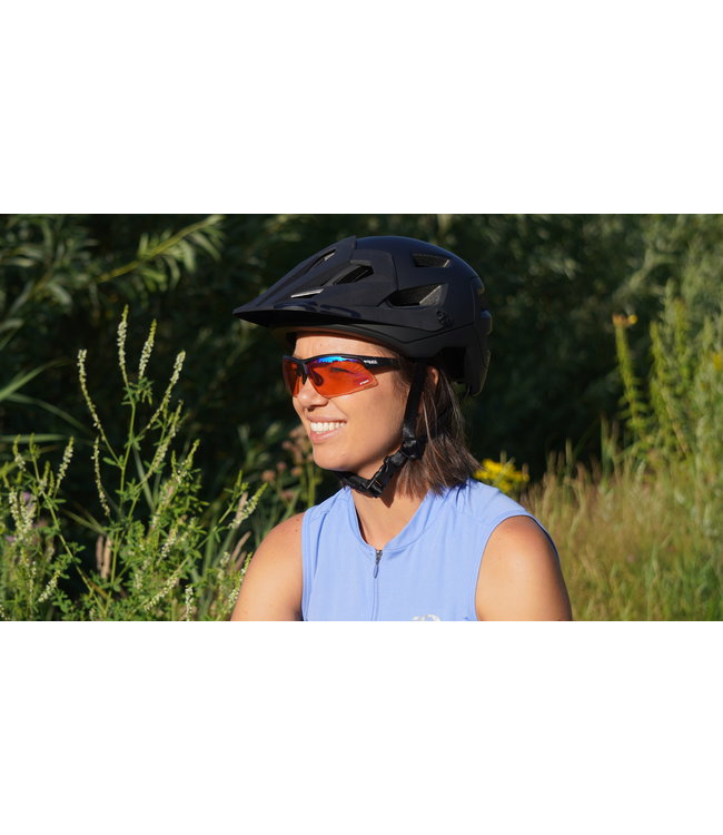 Trail Mountainbike Fietshelm Zwart