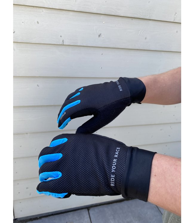 Cruiser Winter Fietshandschoenen Zwart/Blauw
