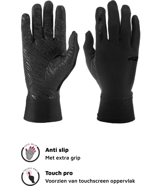 Ligero Winter Fietshandschoenen Zwart/Geel