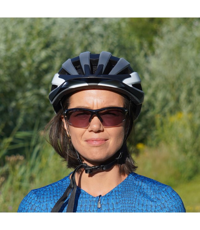 Ventu Fietshelm Grijs/Zwart