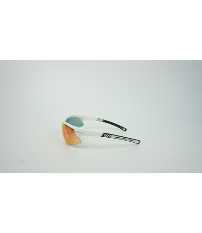 Racer Sport Fietszonnebril Wit/Zwart