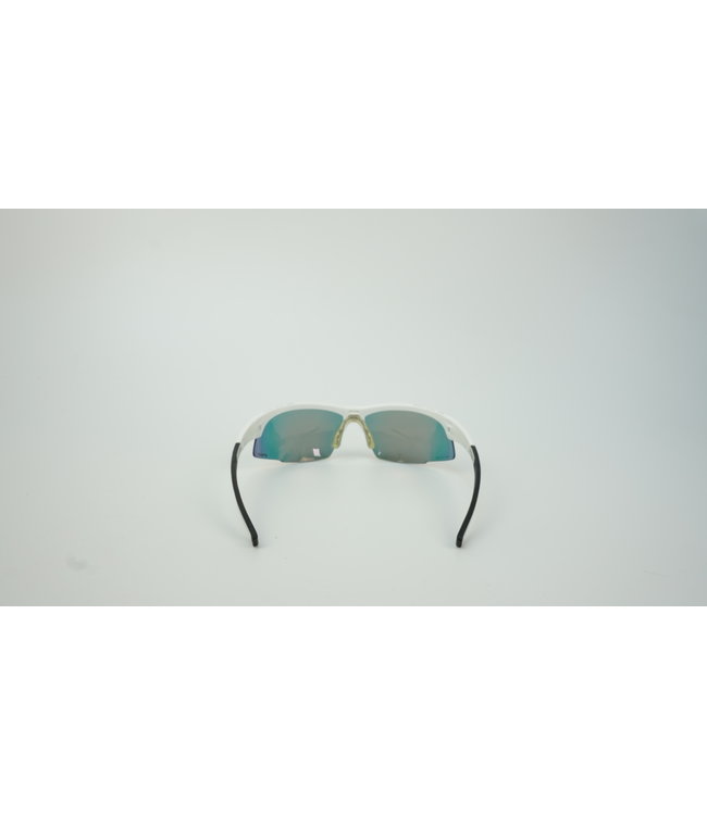 Racer Sport Fietszonnebril Wit/Zwart