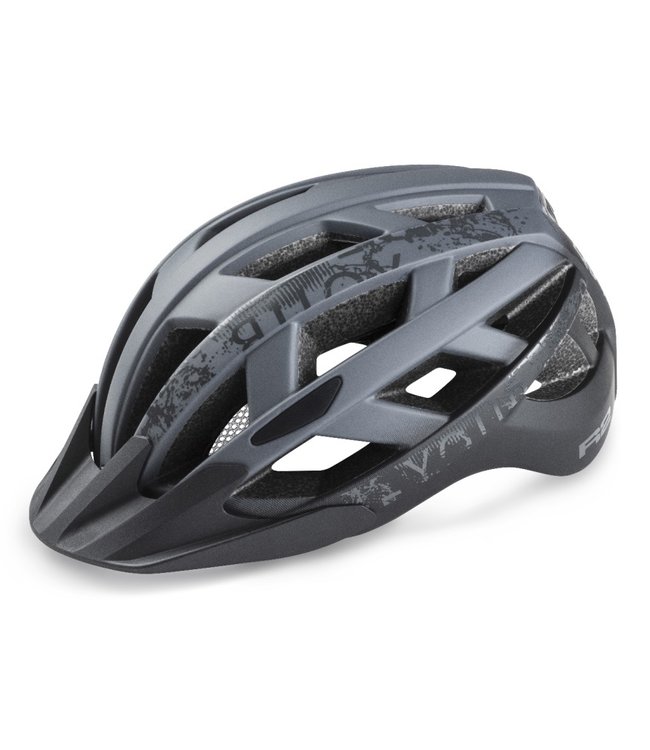 Grijs/Zwarte Lumen Heren Mountainbike Fietshelm met LED verlichting (270g) - Verstelbaar