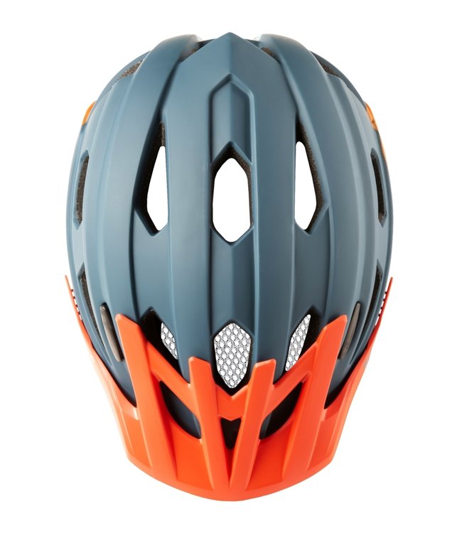 Wheelie Verstelbare Kinderfietshelm (5 tot 15 jaar) Blauw/Oranje