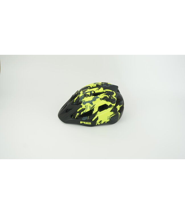 Wheelie Fietshelm Zwart/Geel voor Kinderen / Junior
