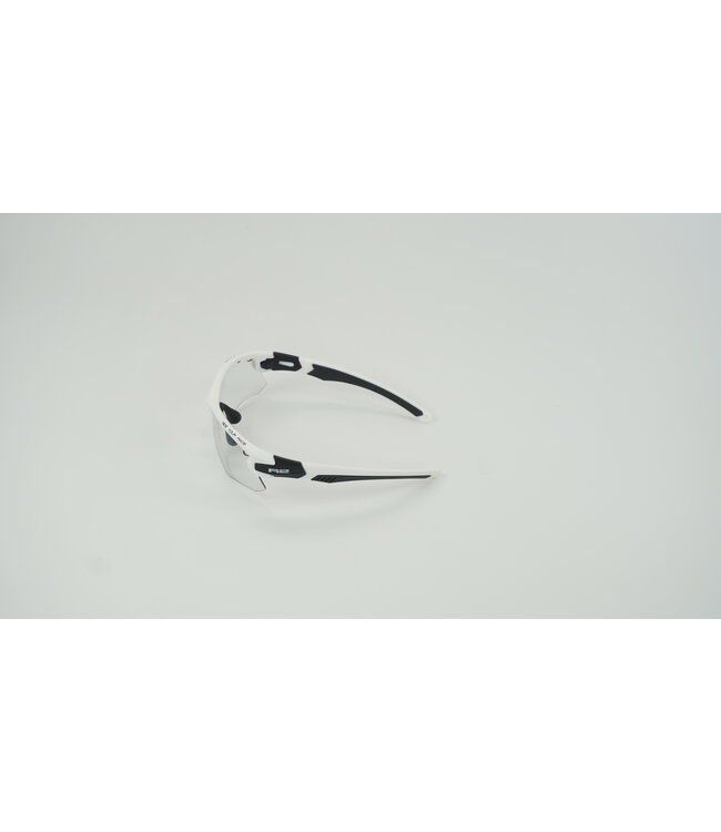 Crown Sport Fotochromatische Fietszonnebril Wit/Zwart
