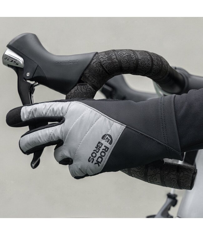 ROCKBROS Dunne winter fietshandschoenen - Heren Dames Fietshandschoenen - Winddicht Touchscreen Warme Handschoenen Vinger voor Buitensporten Hardlopen - Milano