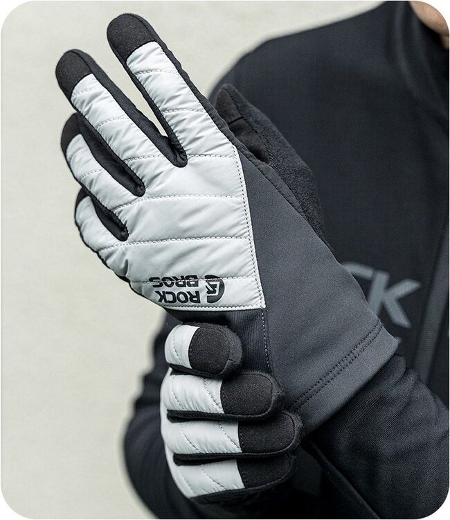 ROCKBROS Dunne winter fietshandschoenen - Heren Dames Fietshandschoenen - Winddicht Touchscreen Warme Handschoenen Vinger voor Buitensporten Hardlopen - Milano
