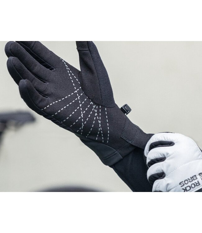 ROCKBROS Dunne winter fietshandschoenen - Heren Dames Fietshandschoenen - Winddicht Touchscreen Warme Handschoenen Vinger voor Buitensporten Hardlopen - Milano