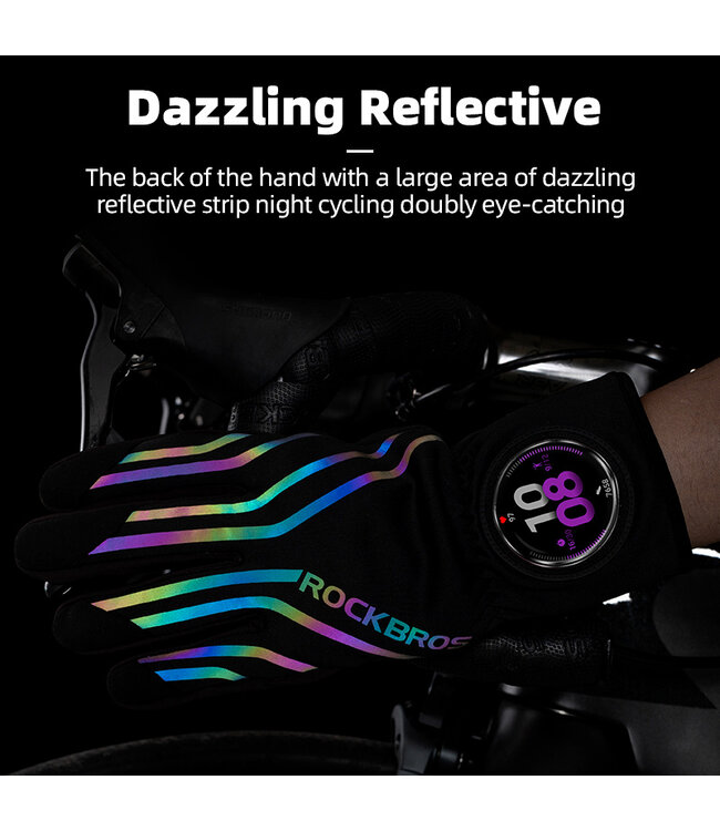 Luxe Winter handschoen - Volledig winddicht door polsafsluiting - touchscreen - Dazzling