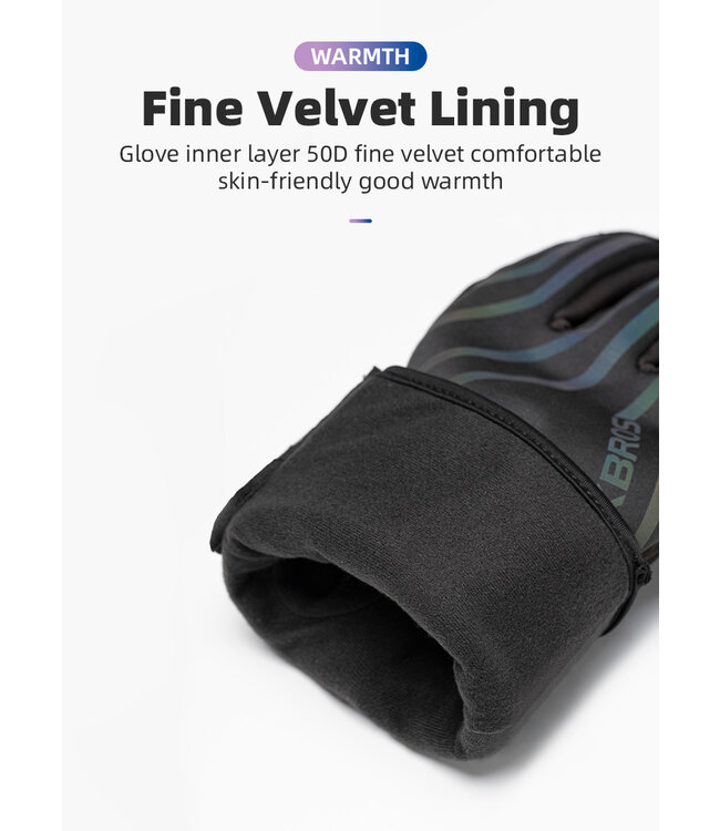 Luxe Winter handschoen - Volledig winddicht door polsafsluiting - touchscreen - Dazzling