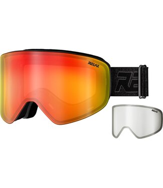 Fighter skibril - Meerdere glazen - Zwart