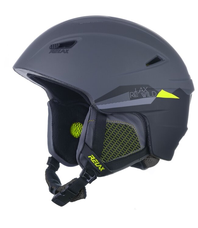 WILD Skihelm Mat Grijs Blauw - Maat S/M - 14 Ventilatiegaten