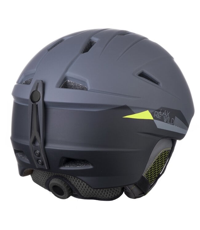 WILD Skihelm Mat Grijs Blauw - Maat S/M - 14 Ventilatiegaten