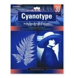 Jacquard Cyanotype Pretreated Fabric  30 Sheets