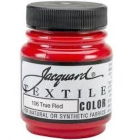 Jacquard Textile Color True Red