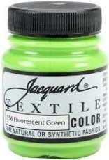 Jacquard Textile Color Fluorescent Green