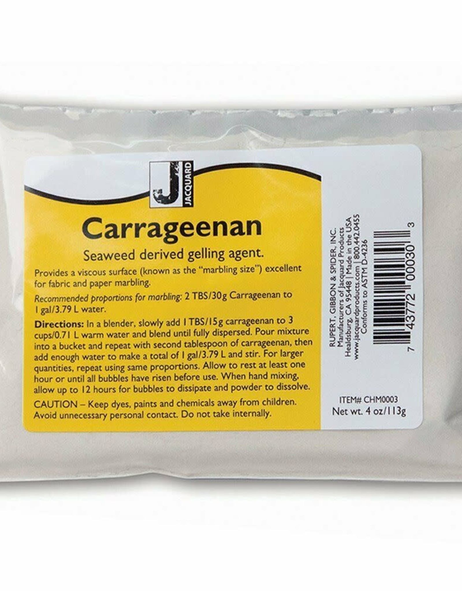 Jacquard Carrageenan