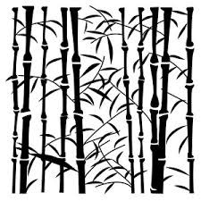 Stencil Bamboo large - Textiellab-040