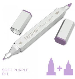 Alcohol Marker Soft Purple PL1