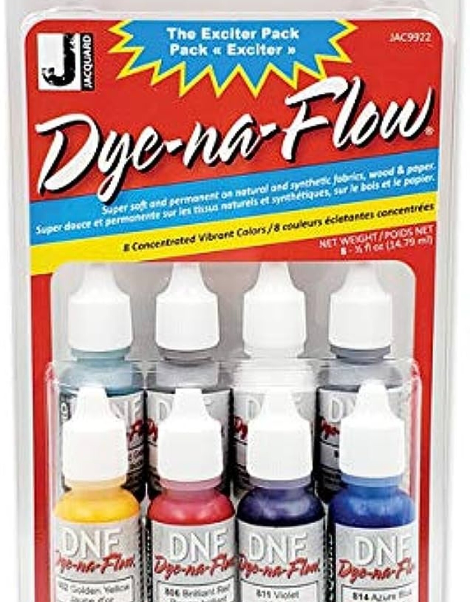 Jacquard Copy of Jacquard Dye-Na-Flow Mini Exciter Set 9 stuks 14 ml
