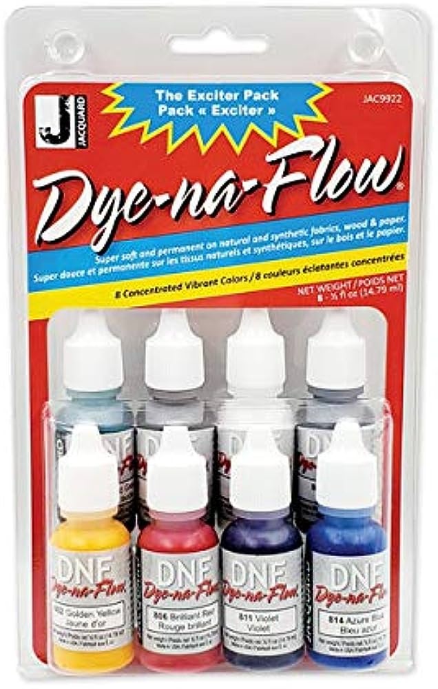Jacquard Produkte dye-NA-Flow Exciter Pack 0,5 Oz (9 Stück