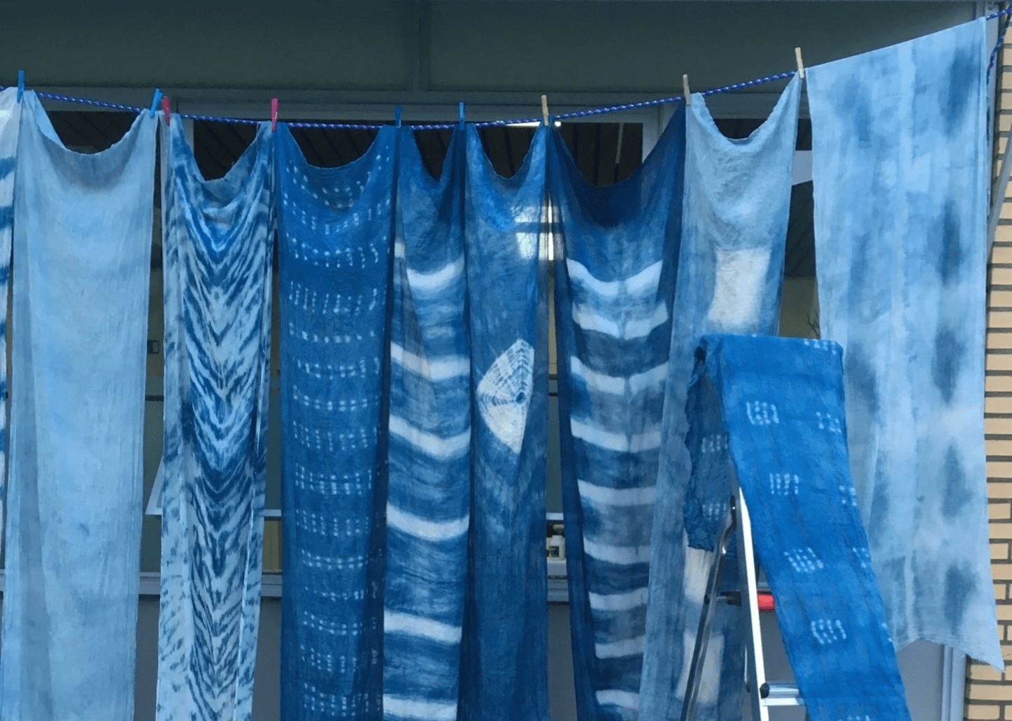 Workshop Indigo verven bij Textiellab-040 in Eindhoven