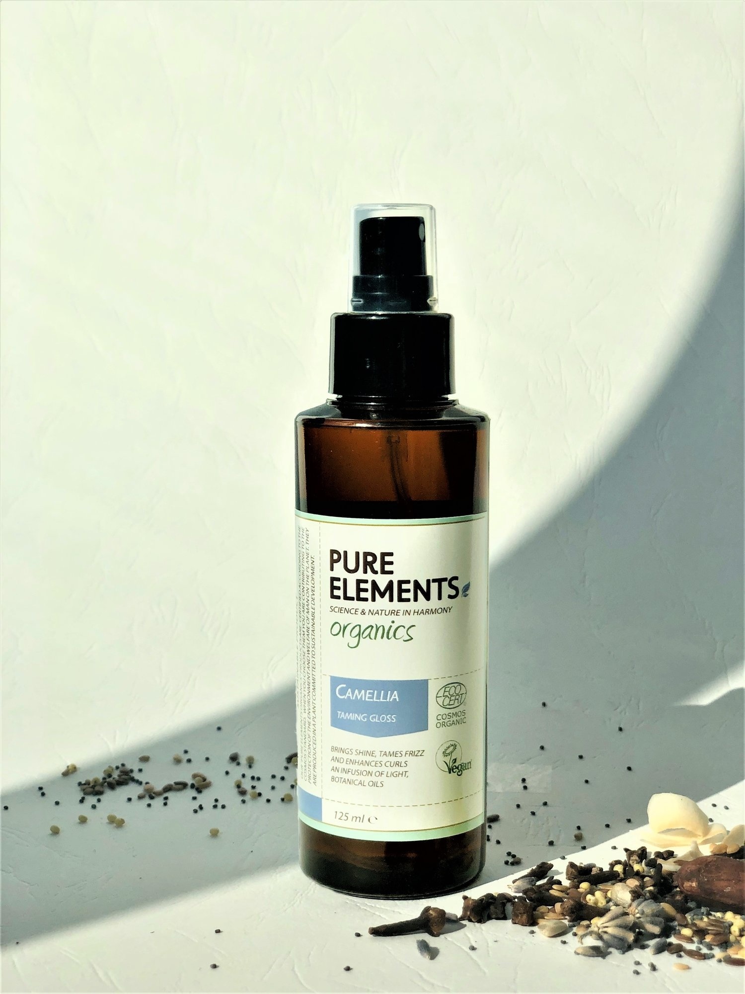 Pure Elements Organics Camelia Taming Gloss 125ml kopen? Kappersmerken.nl