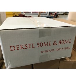 DEKSEL 50/80CC 1000STUKS