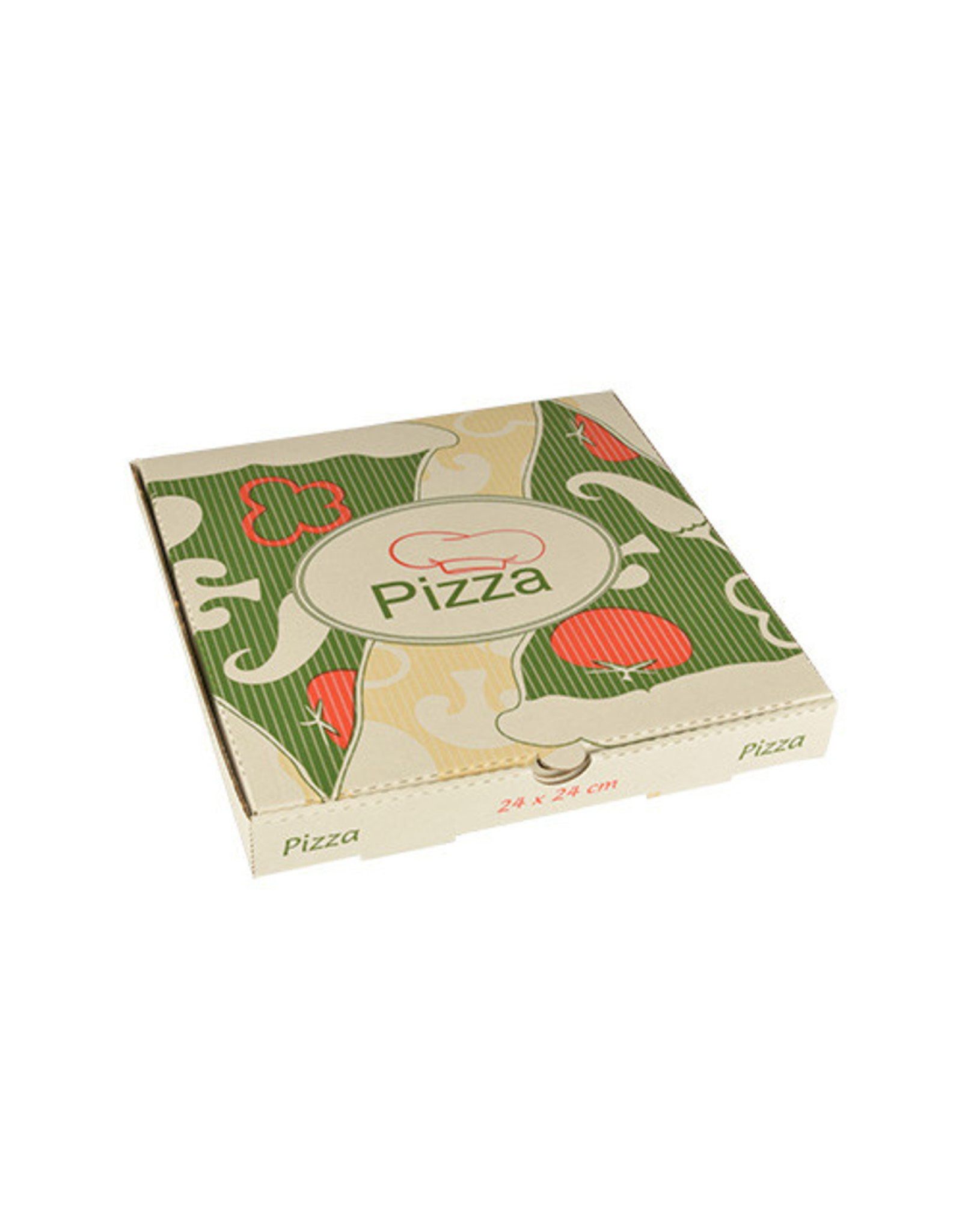 PIZZA BOX 24X24X4CM 100STUKS