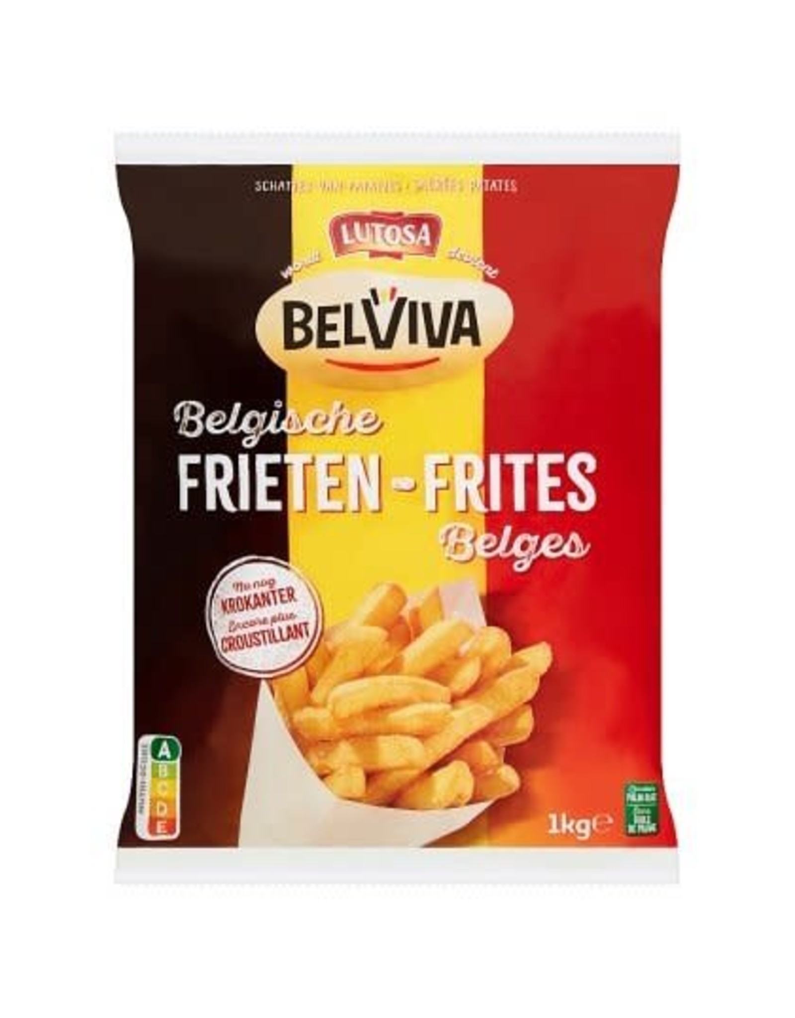 lutosa LUTOSA BELGISCHE FRIET 4X2,5KG