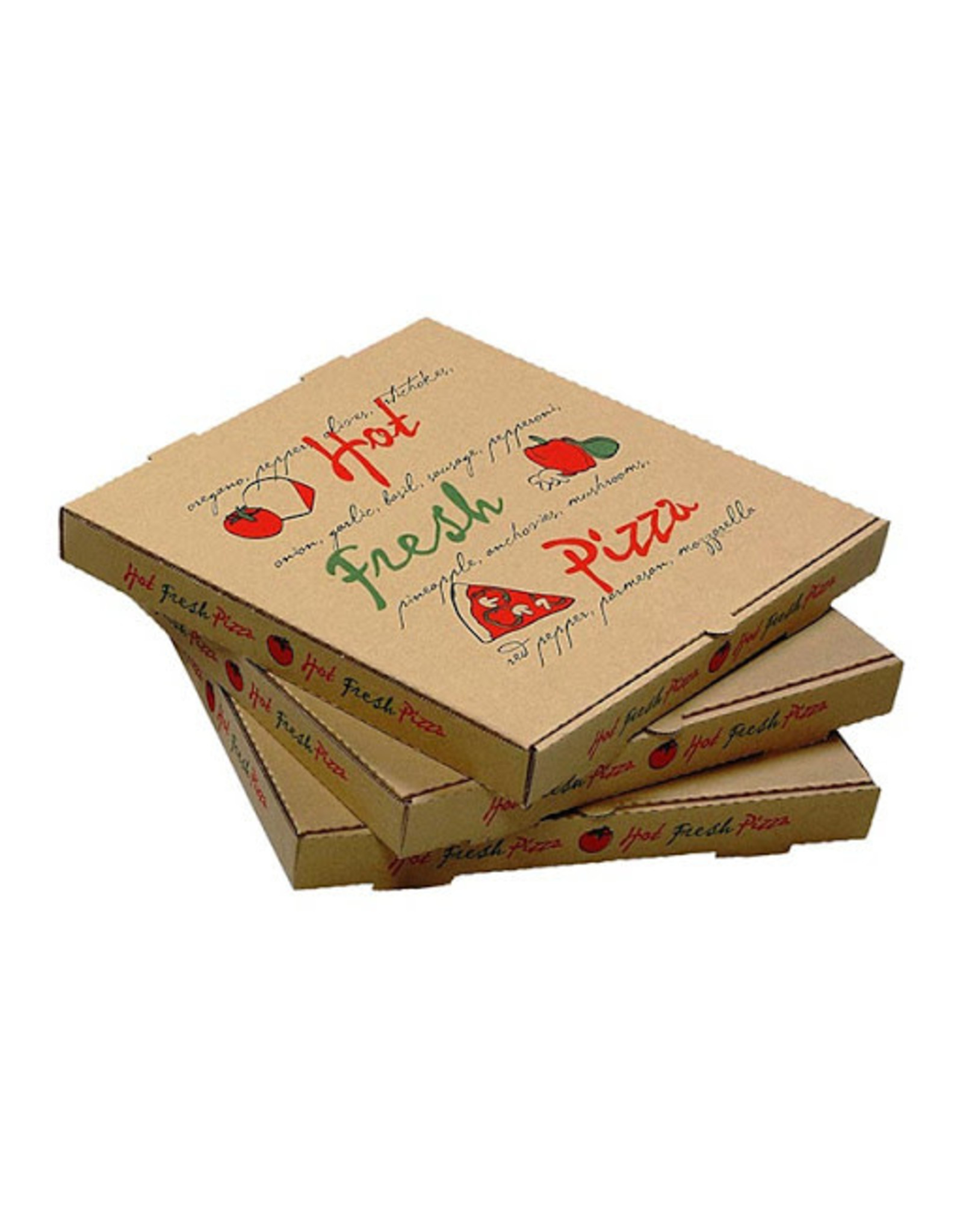 HOT FRESH PIZZABOX 28X28X4CM 100STUKS