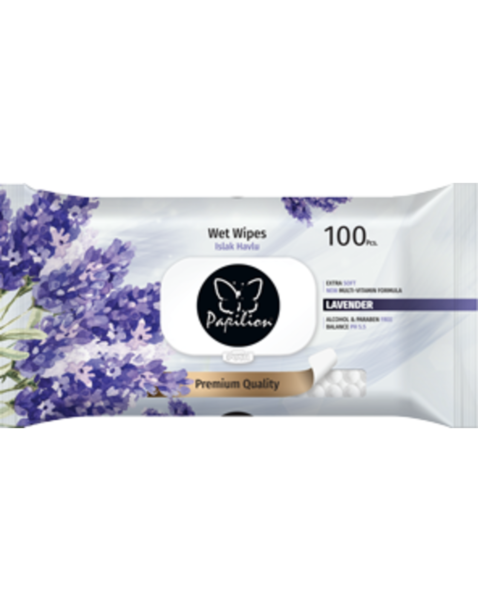 papilion PAPILION WET WIPES PREMIUM ISLAK MENDIL 100STUKS