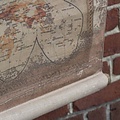 Kolony Landkaart the world op linnen