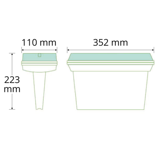 IP65 plafond noodverlichting OTG-EF-55