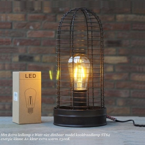 Kolony Metalen tafellamp draad