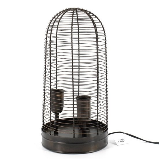 Kolony Industriële draadlamp Kooi Tafellamp