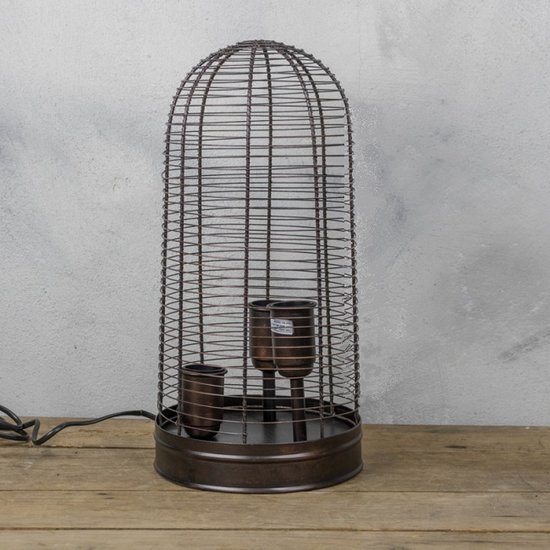 Kolony Industriële draadlamp Kooi Tafellamp